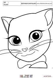 talking-tom boyama sayfaları